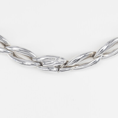 Collier Sparkles or blanc & diamants