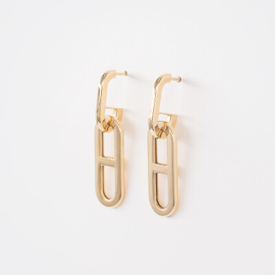 Boucles d'oreilles or jaune