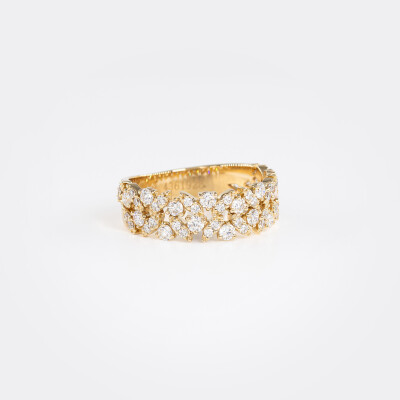 Bague Babylone or jaune & diamants