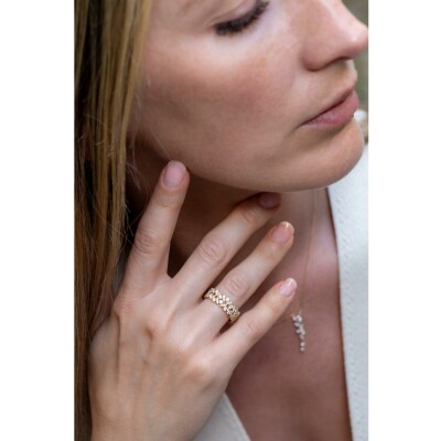 Bague Babylone or jaune & diamants