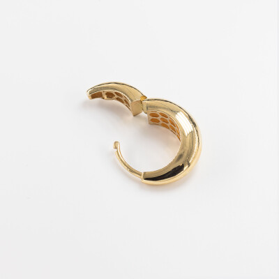 Créoles goutte or jaune