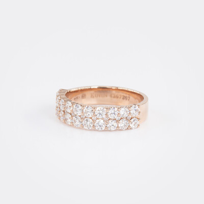 Bague Pétillante or rose & diamants