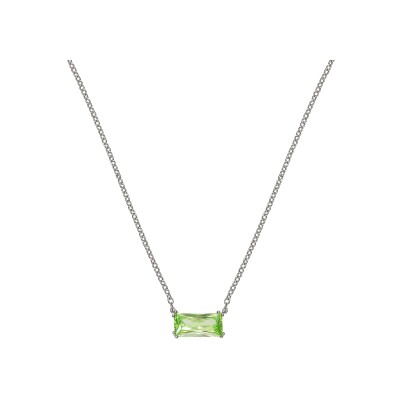Collier Go Mademoiselle en argent rhodié et oxyde de zirconium