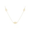 Collier dinh van Menottes R5 en or jaune