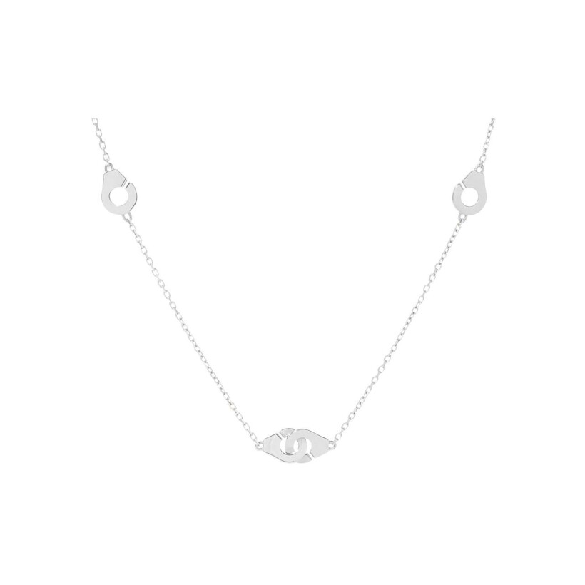 Collier dinh van Menottes R5 en or blanc