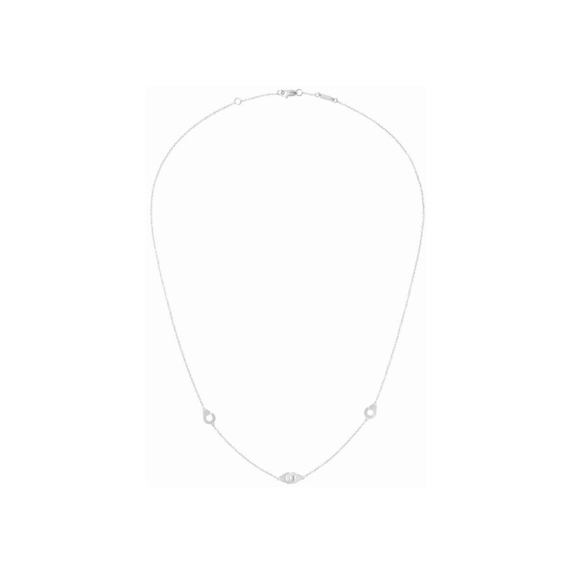 Collier dinh van Menottes R5 en or blanc