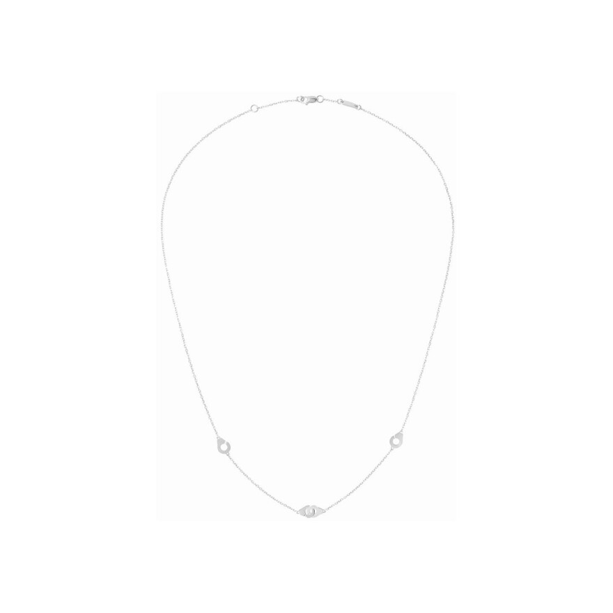 Collier dinh van Menottes R5 en or blanc