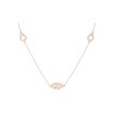 Collier dinh van Menottes R5 en or rose