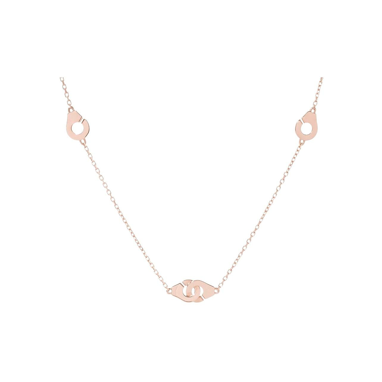 Collier dinh van Menottes R5 en or rose