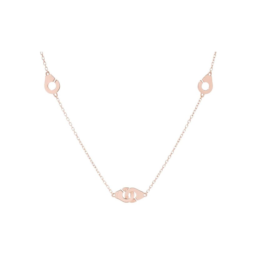 Collier dinh van Menottes R5 en or rose