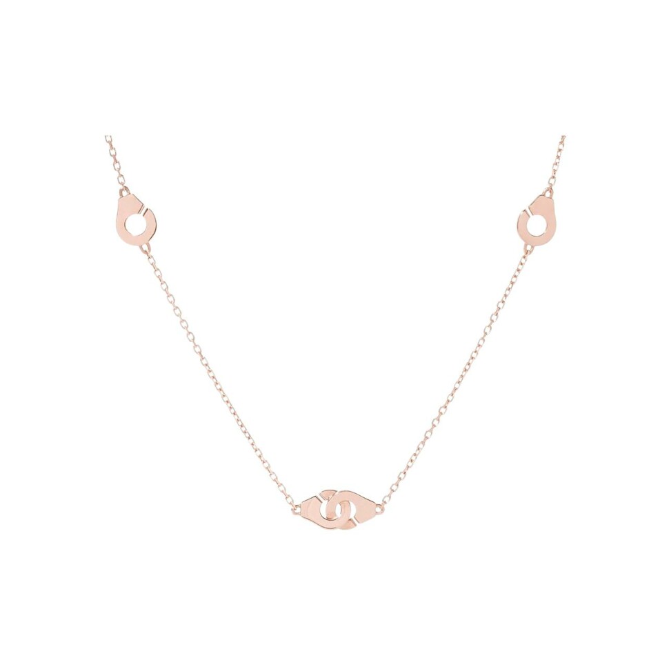 Collier dinh van Menottes R5 en or rose