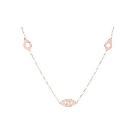 Collier dinh van Menottes R5 en or rose