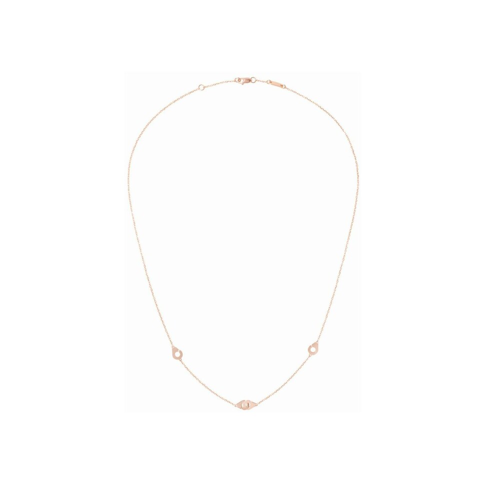 Collier dinh van Menottes R5 en or rose