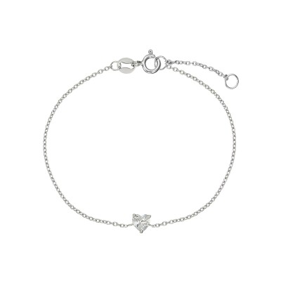 Bracelet Go Mademoiselle en argent rhodié