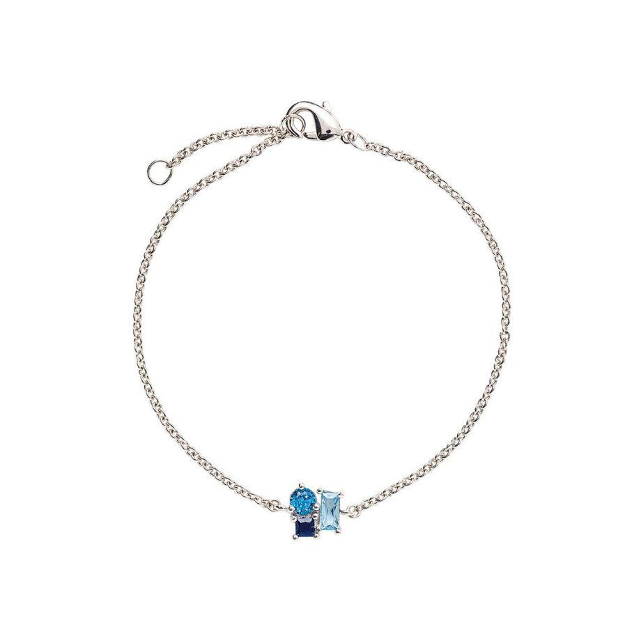 Bracelet GO Mademoiselle en argent rhodié et oxydes de zirconium