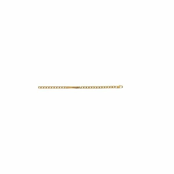 Bracelet en plaqué or, 18cm