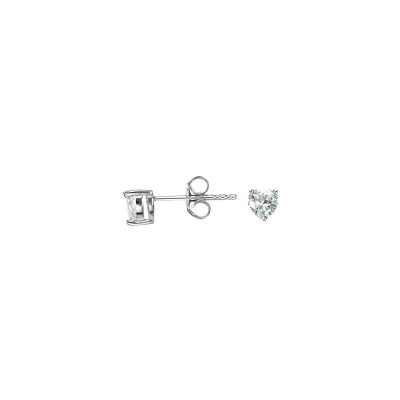 Boucles d'oreilles Go Mademoiselle en argent rhodié