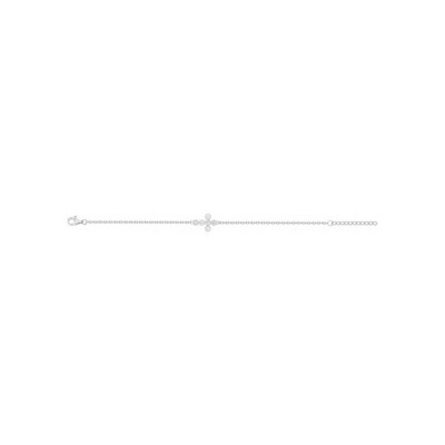 Bracelet en argent et oxydes de zirconium