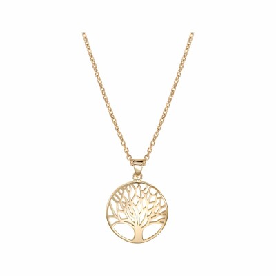 Pendentif GO Girl Only arbre de vie en plaqué or