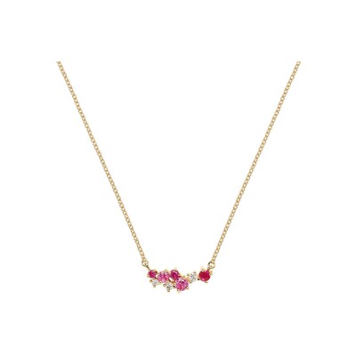 Collier GO Mademoiselle en plaqué or et oxydes de zirconium