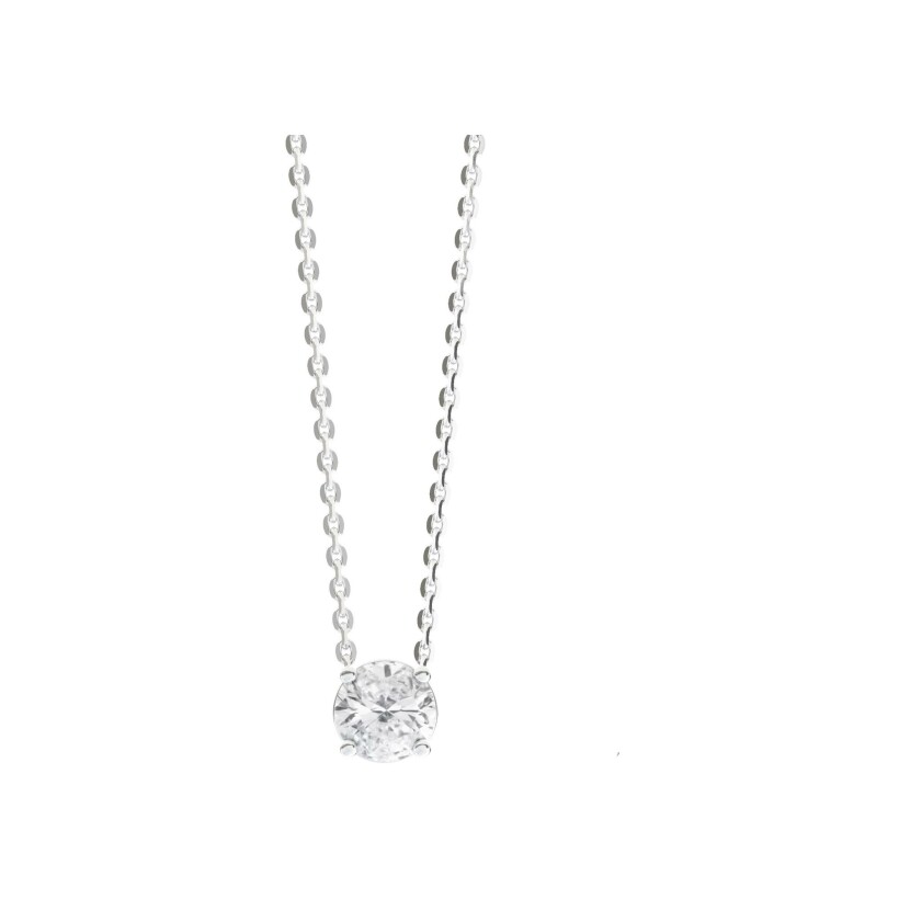 Collier Infini en or blanc et diamant