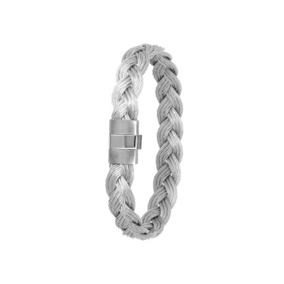 Bracelet Albanu Cap Horn Mini Barrot tressé en acier