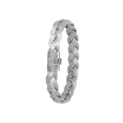 Bracelet Albanu Cap Horn Mini Barrot tressé en acier