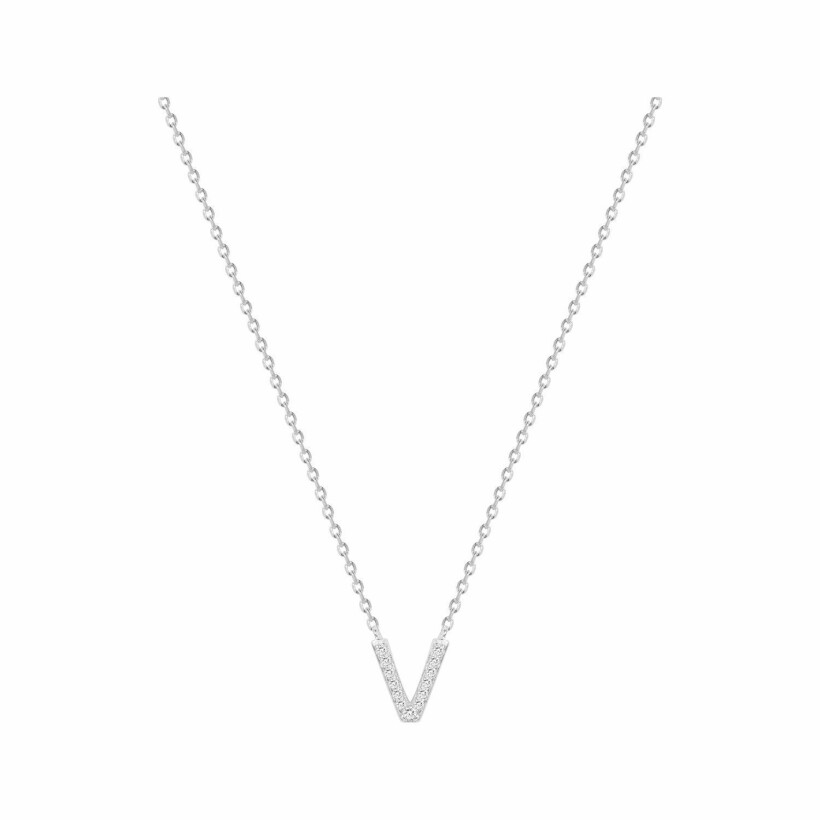 Collier en argent et oxyde de zirconium