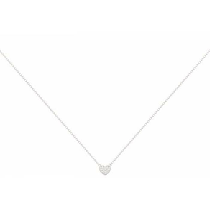 Collier en argent et oxyde de zirconium