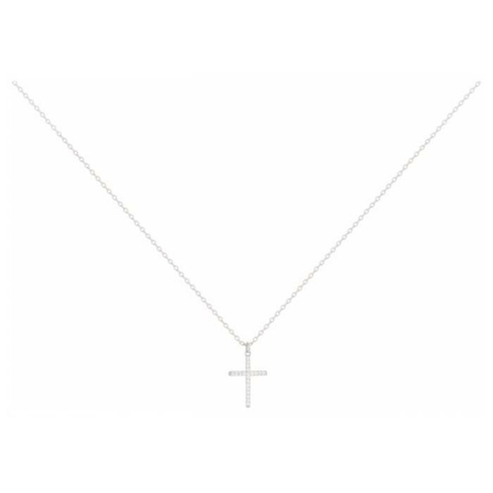 Collier en argent et oxyde de zirconium