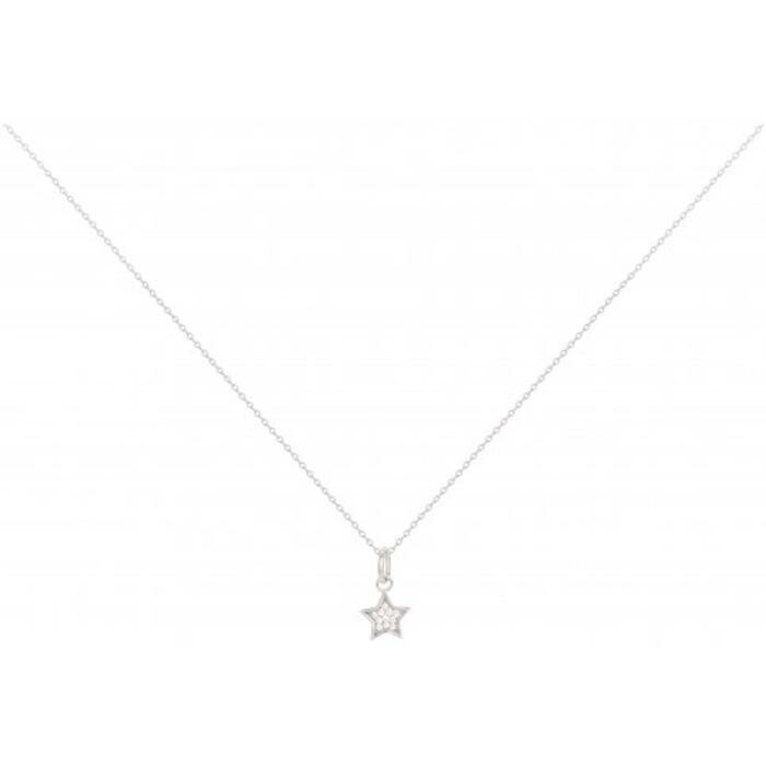 Collier en argent et oxyde de zirconium