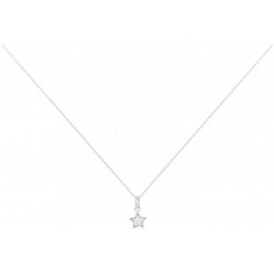 Collier en argent et oxyde de zirconium