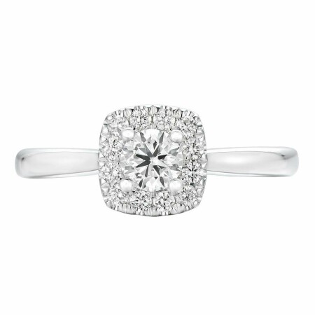 Bague Ph. Tisseront en or blanc et diamants, taille 53