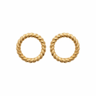 Boucles d'oreilles en plaqué or