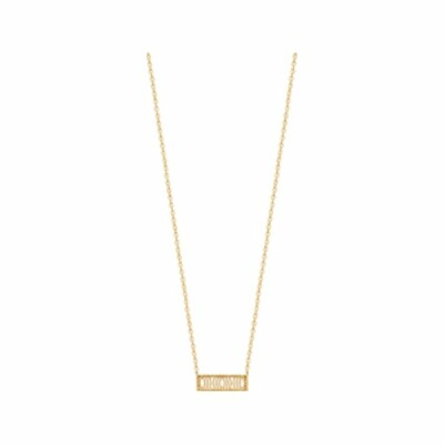 Collier en plaqué or, taille 45
