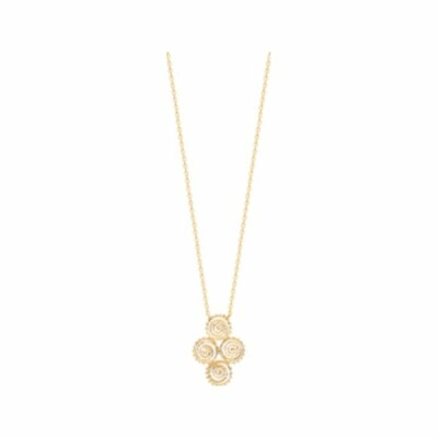 Collier en plaqué or, taille 45