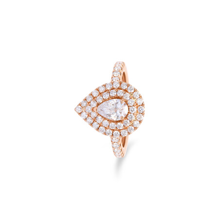 Bague Spring en or rose et diamants