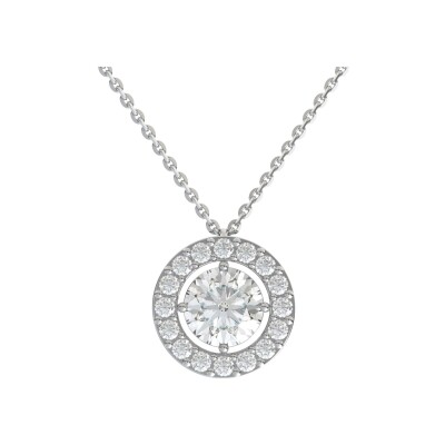 Pendentif Frojo en or blanc et diamants