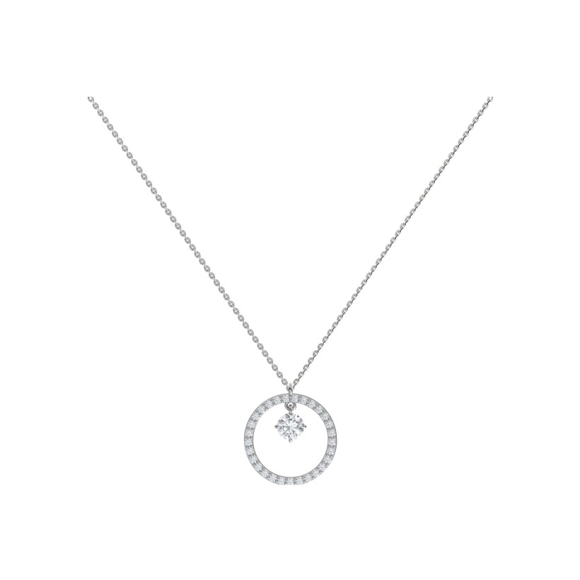 Collier Infini en or blanc et diamants