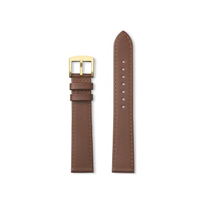 Bracelet montre Rochet Leeds en cuir cognac - 20mm