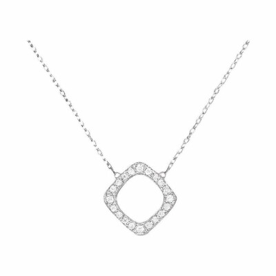 Pendentif dinh van Impression en or blanc et diamants