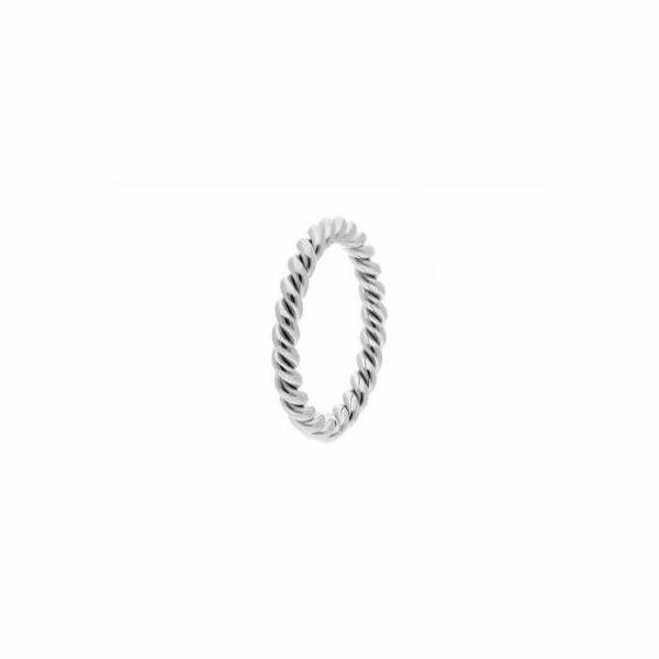 Bague QUDO Basics en acier, taille 58