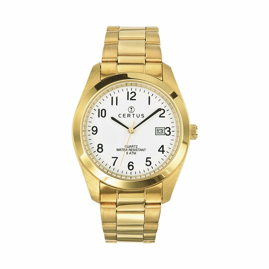 Montre certus femme online dore