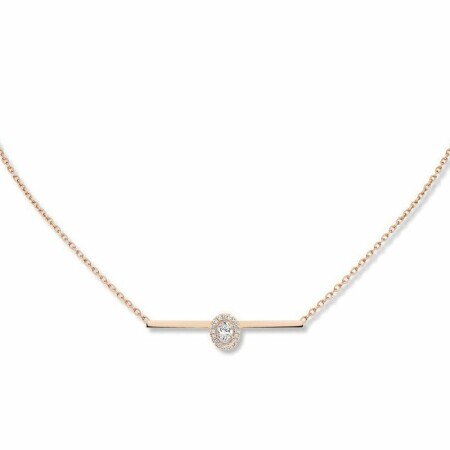 Collier Messika Glam’Azone en or rose et diamants