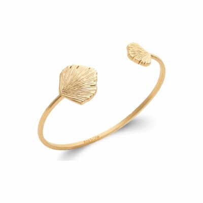 Bracelet jonc Ana & Cha Louise en plaqué or jaune