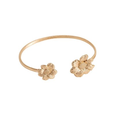 Bracelet jonc en plaqué or