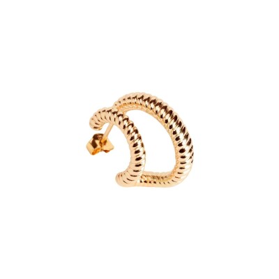 Mono boucle d'oreille en plaqué or