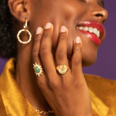 Bague en plaqué or