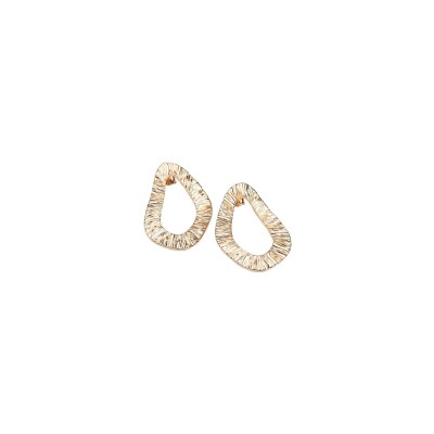 Boucles d'oreilles Ana & Cha Jill en plaqué or