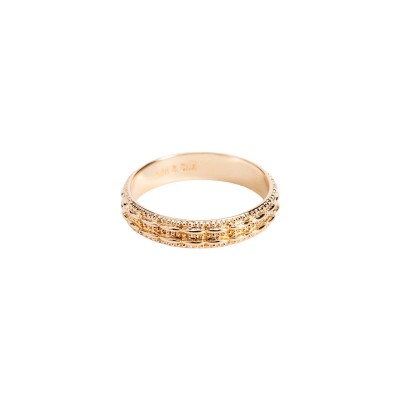 Bague Ana & Cha Astrid en plaqué or